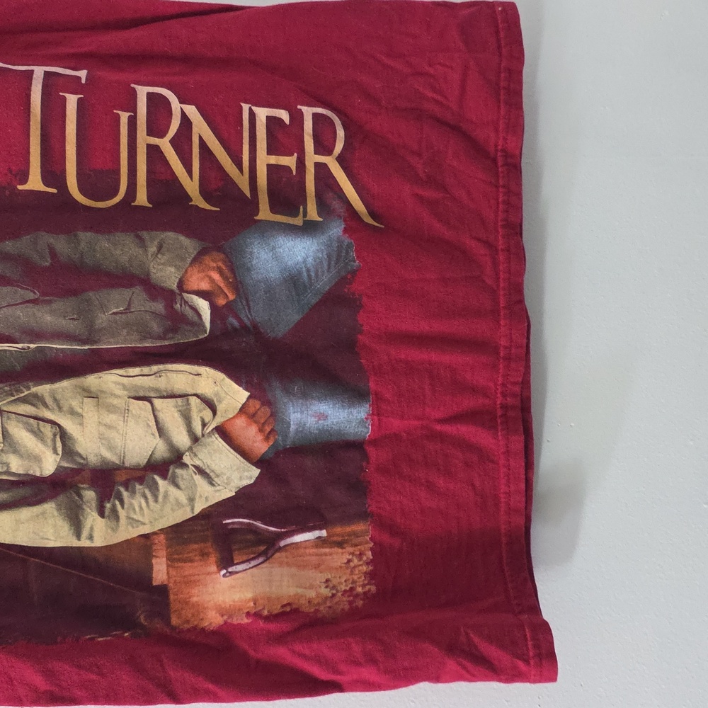 Country Josh Turner Concert Tour Maroon Tshirt - Picture 4 of 8